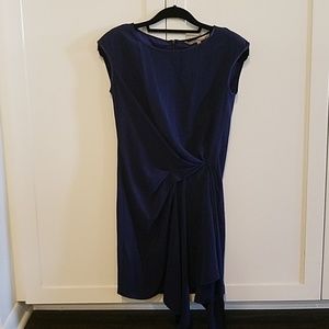 Rachel Roy dark purple asymmetrical party dress